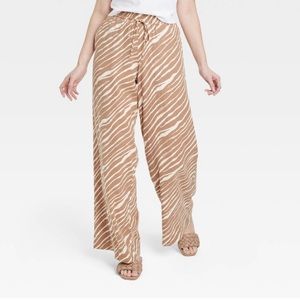 A New Day-Target-Women’s High-Rise, Wide Leg, Pull-On Linen Pants - Medium -NWOT